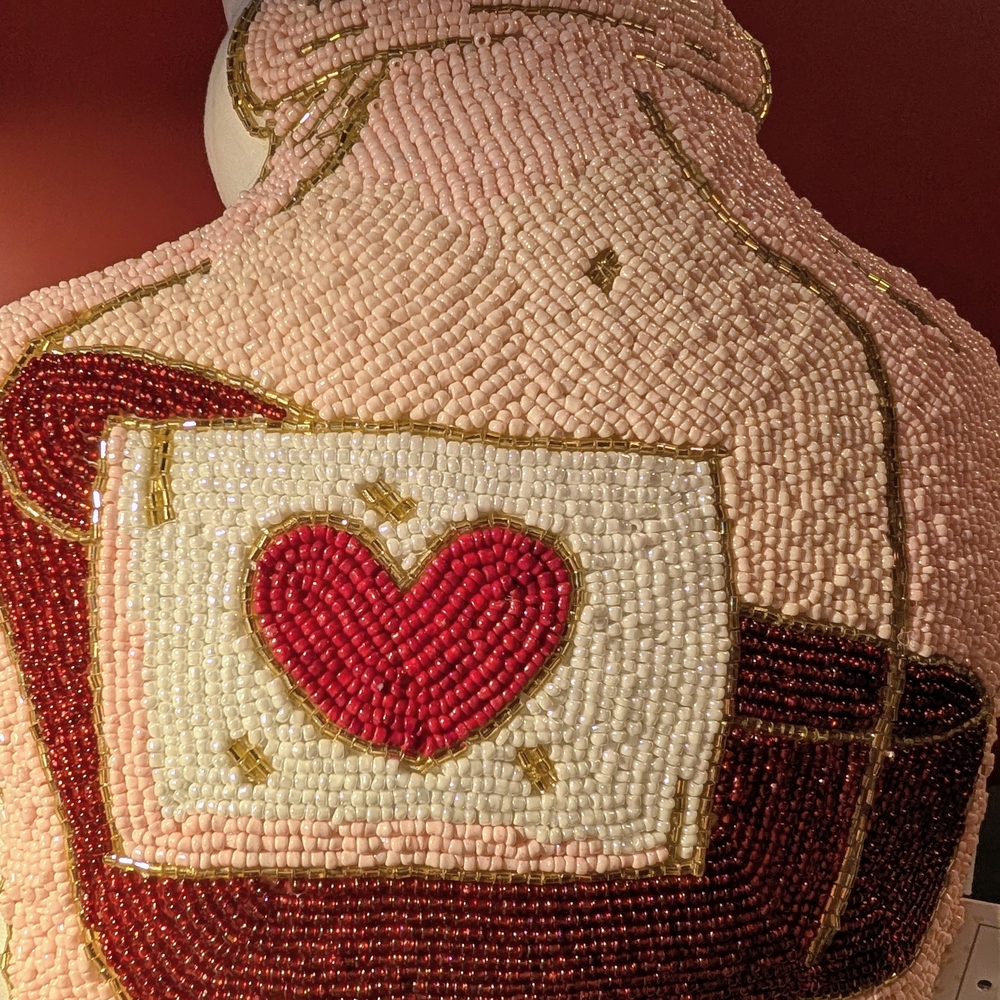 Beaded Perfume Bottle Decorative Pillow NWT - Picture 3 of 5